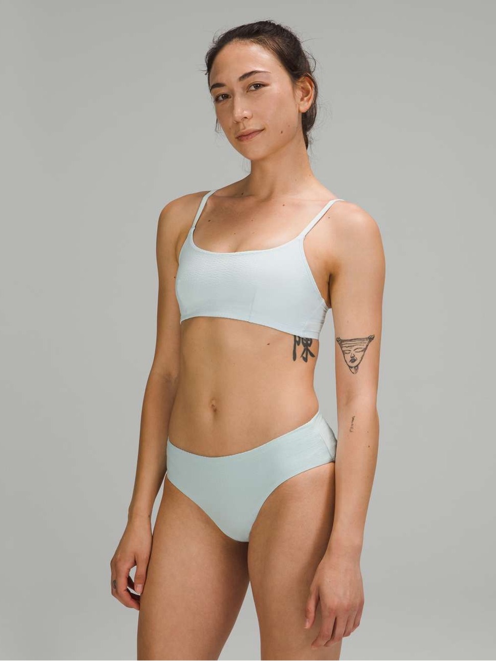Lululemon Seersucker Bikini Set 
Mint Blue | Size S